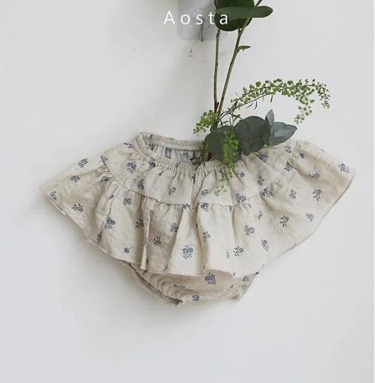 Korean Style 2020 Summer Toddlers Girls Cotton Shirts Ruffles Collar Puff Sleeve Baby Kids Tops Cute Blouses Infants Clothes