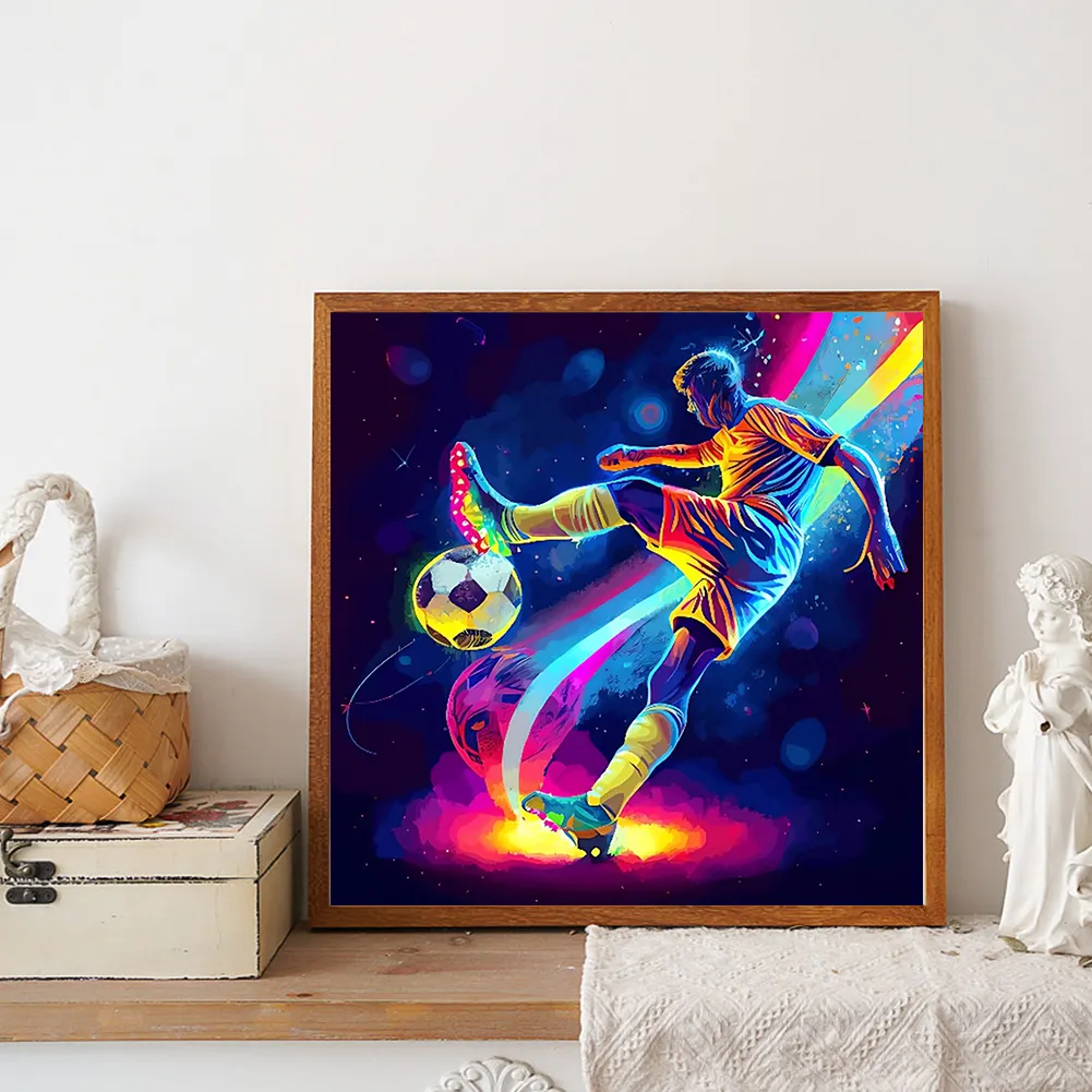 Diamond Painting - Full Round Drill - Soccer(Canvas|30*30cm)