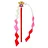 [Wetrose] In Stock Yae Miko Cosplay Props Accessory Staff Weapon Model Head Gear Earring Heisoku Mesa Gohei Onbe Green Xiao