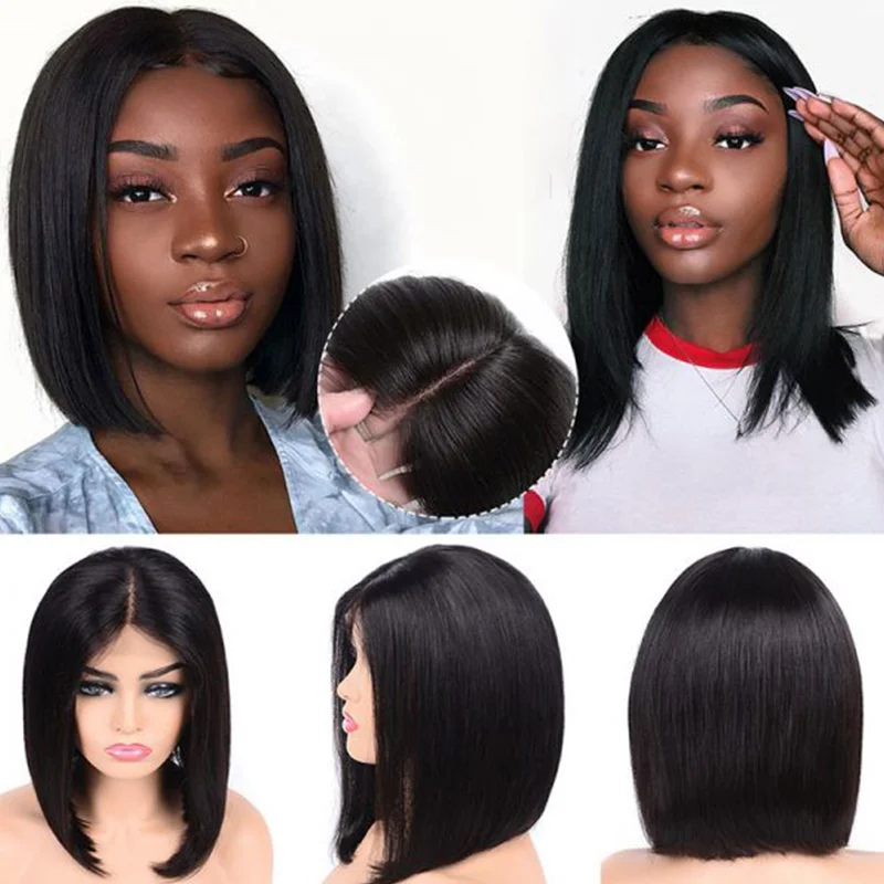 Jewtribute Hair®|Straight Bob Wig Lace Front Wig Short Bob Wig