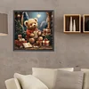 Christmas Eve Bear-Full Round Diamond Painting 40*40CM