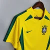 Retro 2002 Brazil Soccer Jersey Home