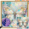 Diamond Painting -DIY Full Square Partial AB Drill Butterfly(35x35cm)