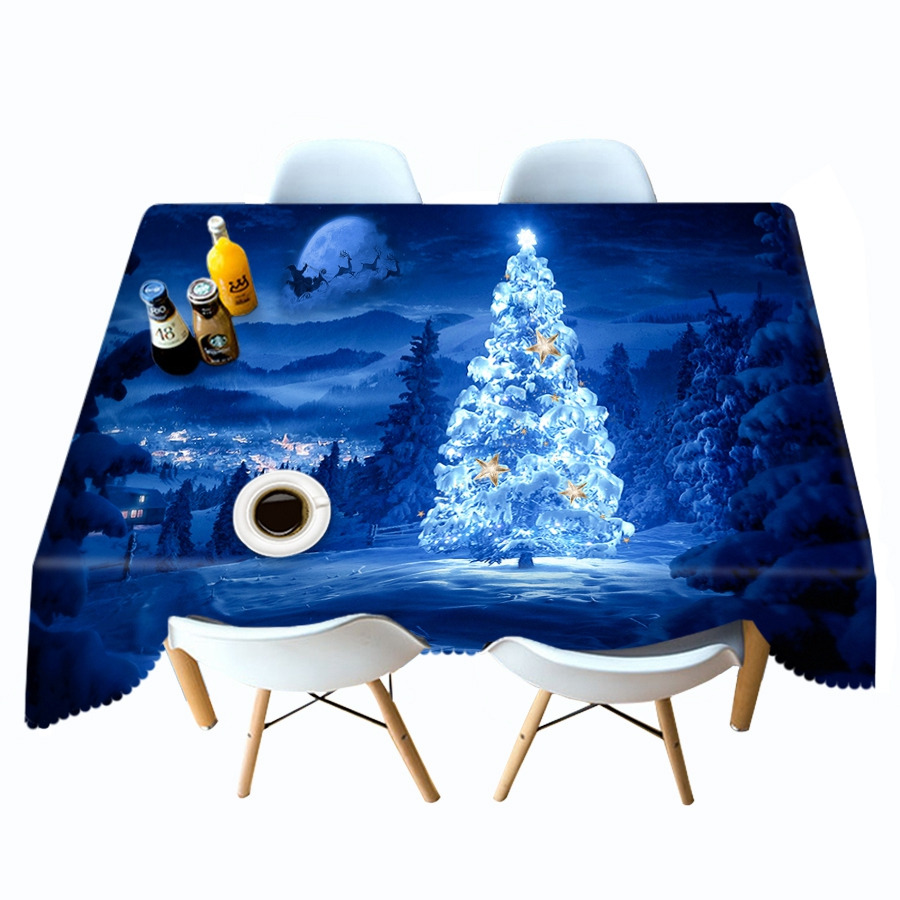 

Golden Lantern and Tree - 3D Tablecloth, 140*180cm, 501 Original