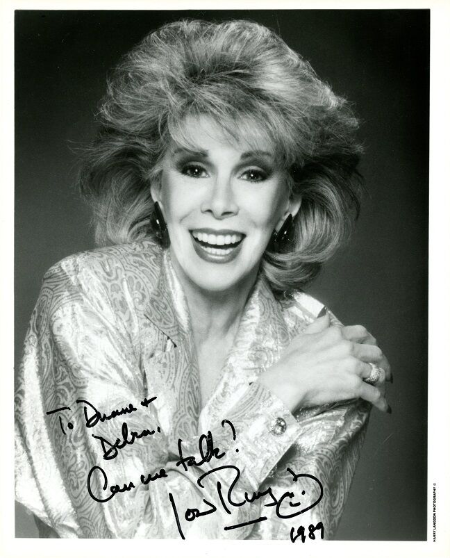 JOAN RIVERS Signed Photo Poster painting