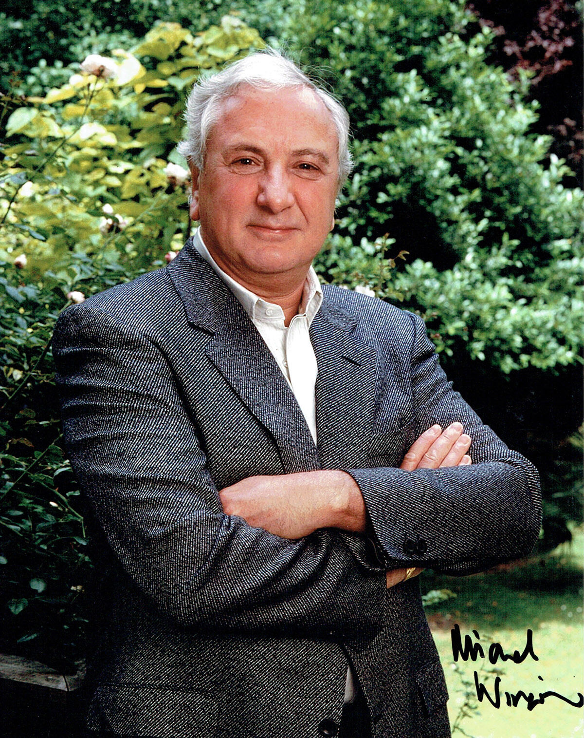 Michael WINNER SIGNED Autograph 10x8 Photo Poster painting AFTAL COA Film Director Producer