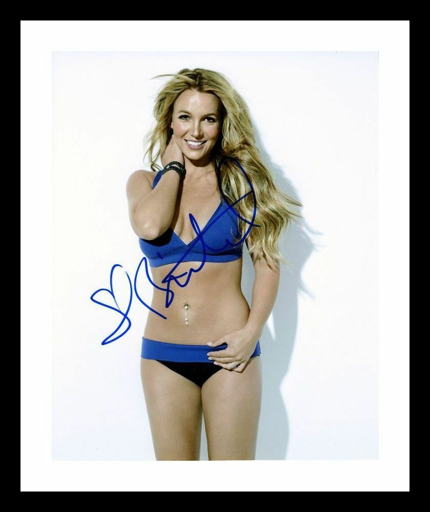 Britney Spears Autograph Signed & Framed Photo Poster painting 11