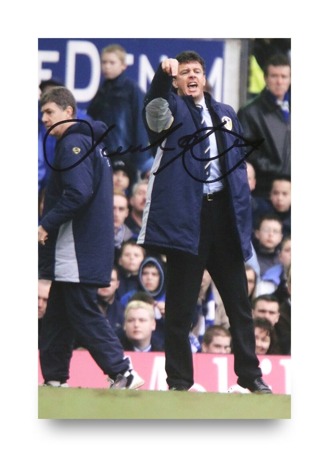 David O'Leary Signed 6x4 Photo Poster painting Arsenal Rep Ireland Leeds Manager Autograph + COA