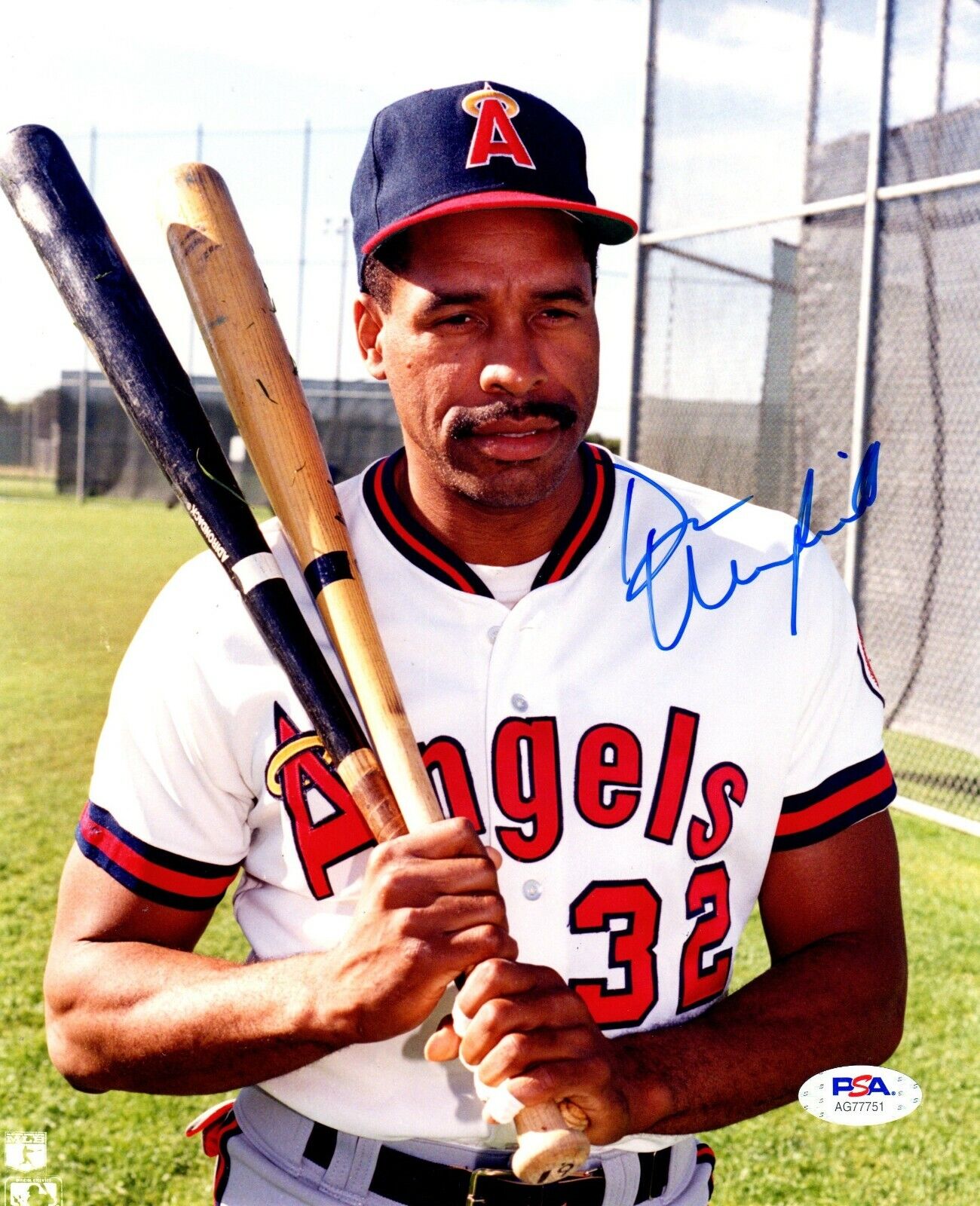 Dave Winfield autographed signed 8x10 Photo Poster painting MLB California Angels PSA COA