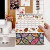 DIY Diamond Painting Special Shape Desktop Cabin Calendar Organizer Box Kit(Mandala)