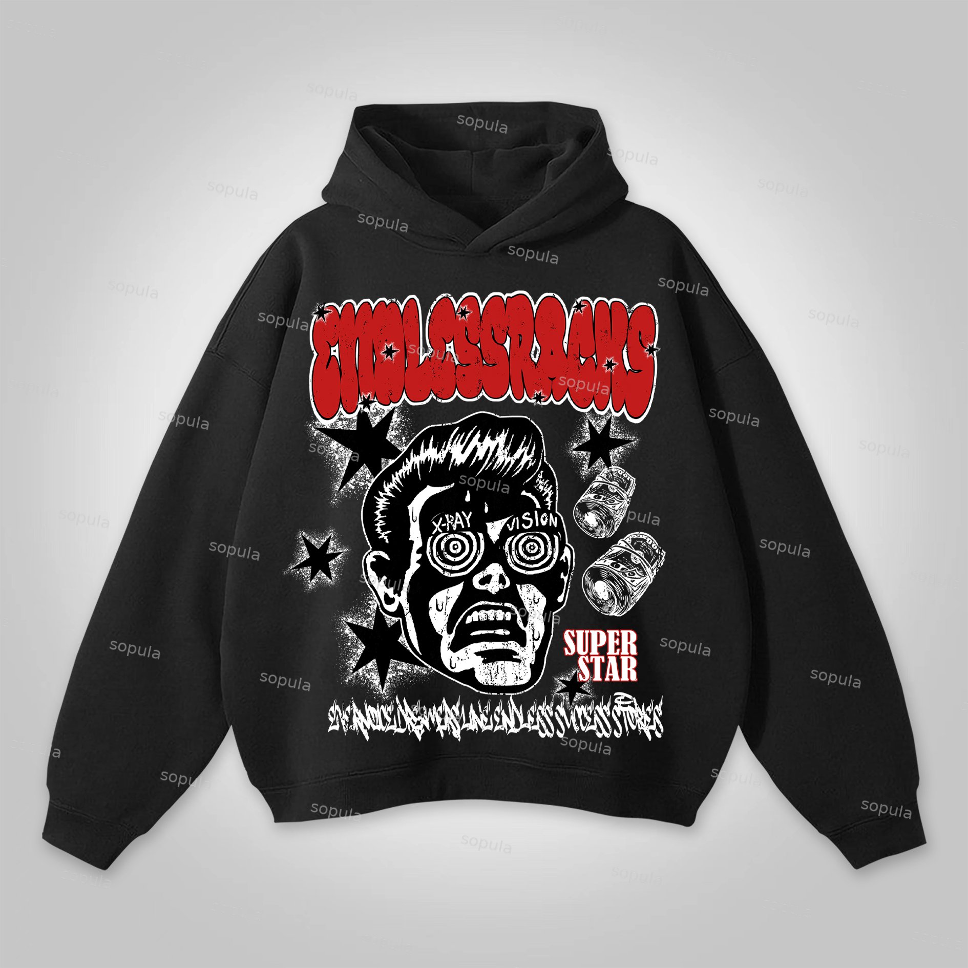 Sopula Endless The Hustler Superstar Graphic Hoodie - SOPULA