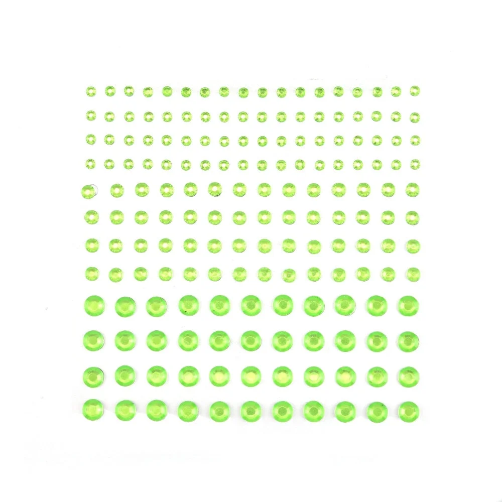 Colorful Acrylic Tattoo 3/4/5 mm DIY Decal Art Crystal Diamond Bling Rhinestone Self Adhesive Stickers for Phone Case Decoration