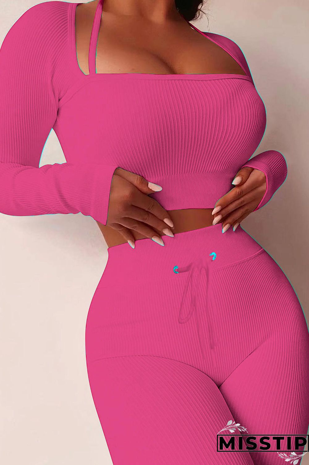 Green Casual Street Solid Patchwork Square Collar Long Sleeve Two Pieces