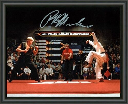 Ralph Macchio -The Karate Kid A4 SIGNED AUTOGRAPHED Photo Poster painting POSTER