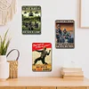 3pcs - -Soldiers On The Battlefield- Vintage Metal  Signs(8*12Inch/12*16Inch)/(8*12Inch/12*16Inch)