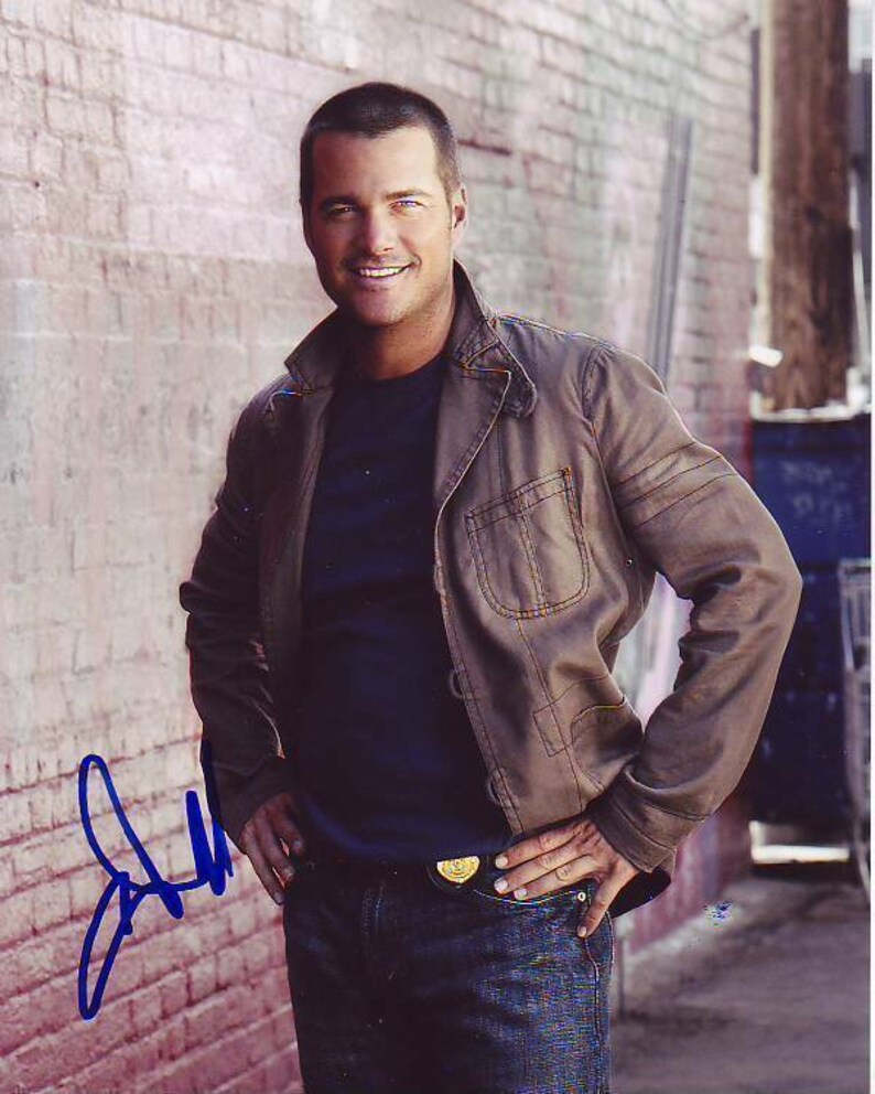 Chris odonnell signed autographed ncis: los angeles g. callen 8x10 Photo Poster painting