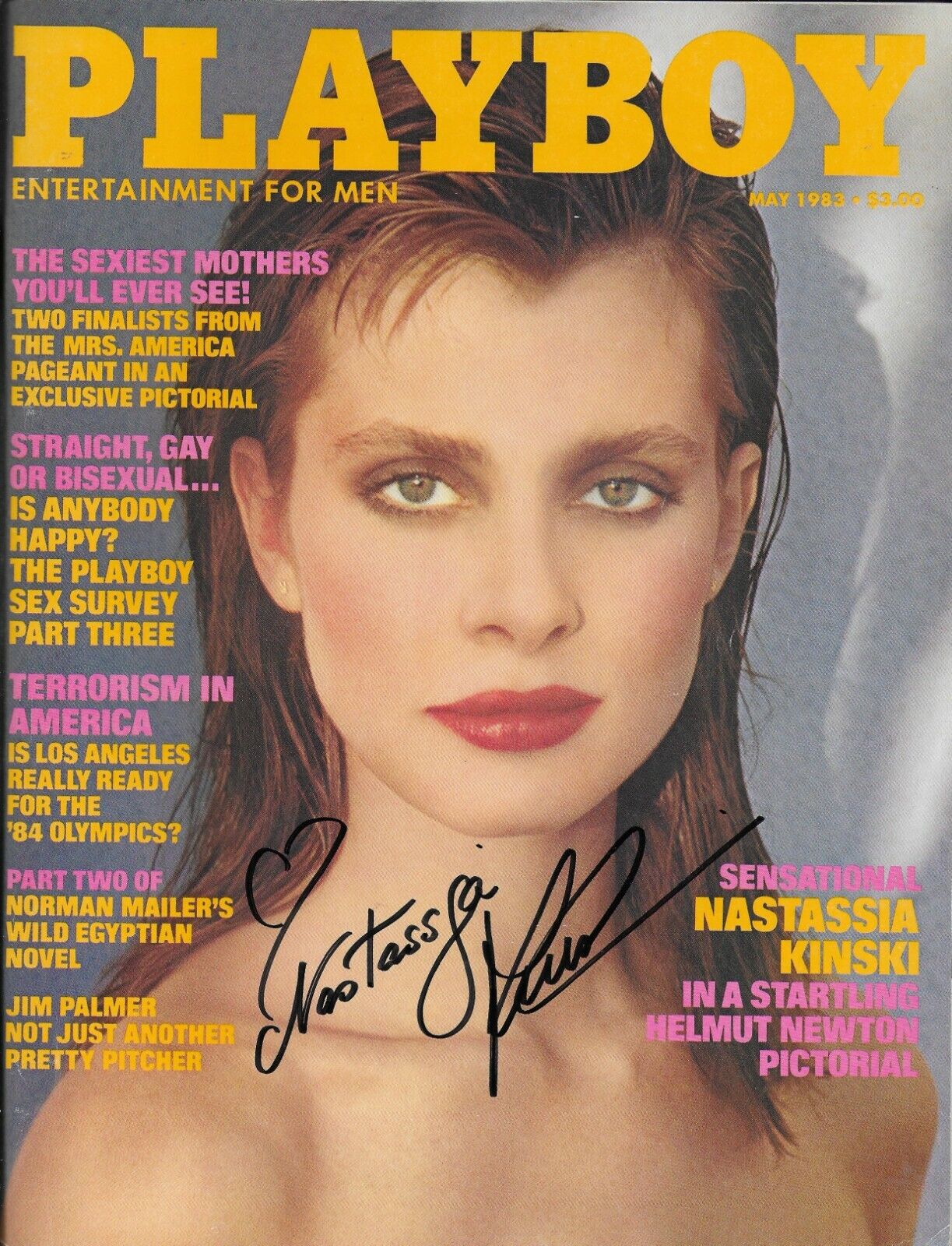 Nastassja Kinski Autographed Playboy Magazine