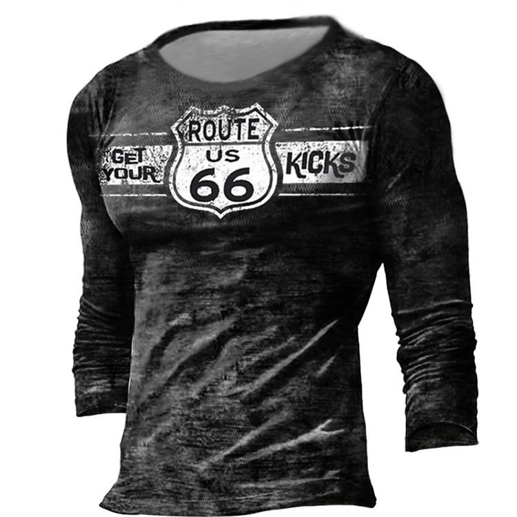 Number 66 Road Outdoor Casual T-shirt