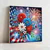 (Pre-Framed)Memorial day-Special Shape Diamond Painting Kit(25x25cm)