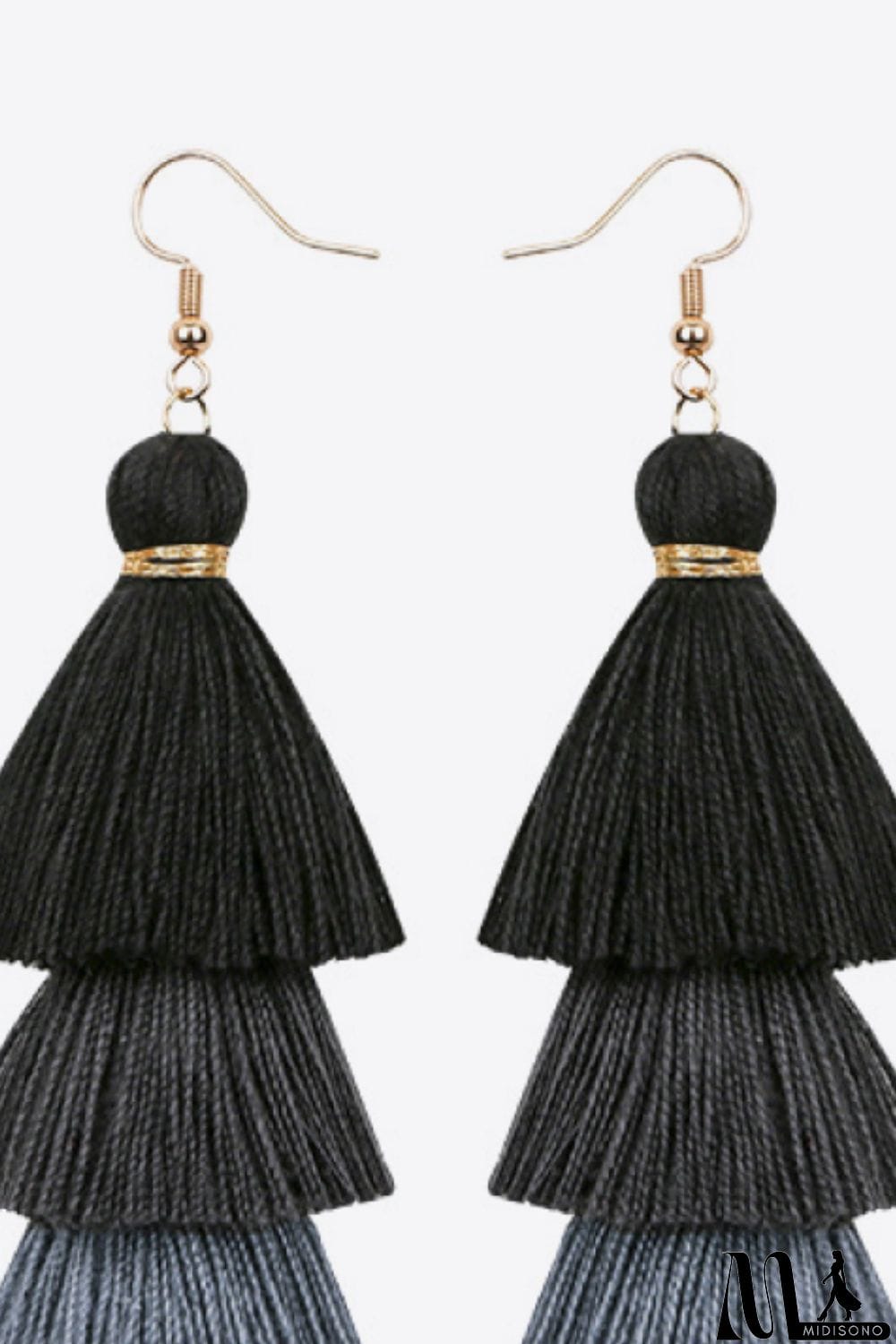 MidiSono - Layered Tassel Earrings