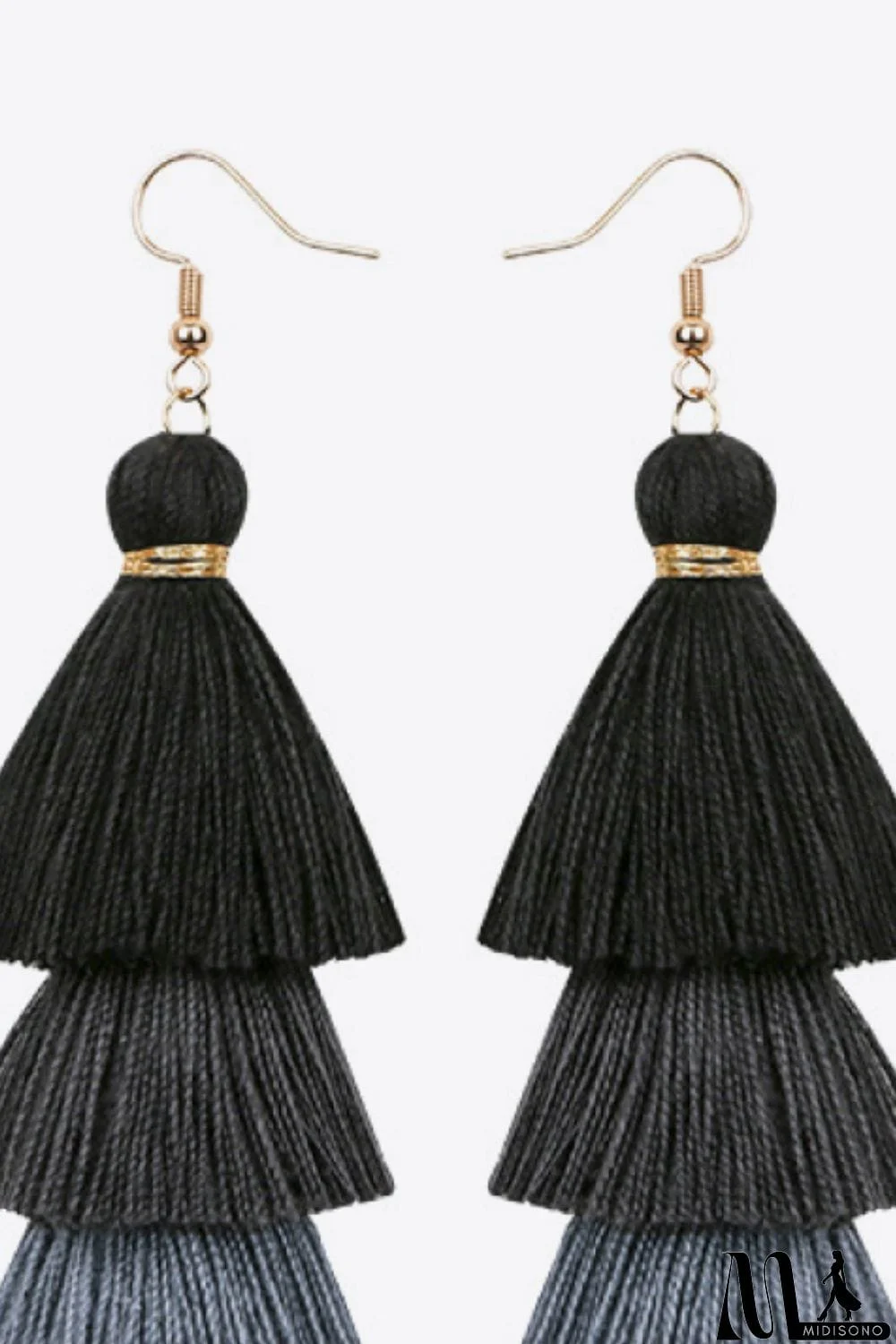 MidiSono - Layered Tassel Earrings