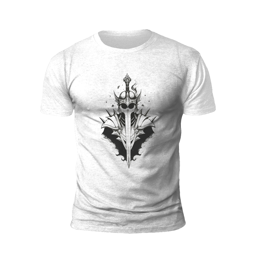 Skull and Sword: Monochrome T-Shirt