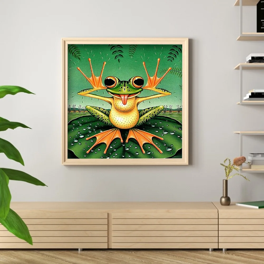 11CT Full Stamped Cross Stitch - Scenery House Countryside(Canvas|40*50CM) - Eco-Friendly Cotton Thread