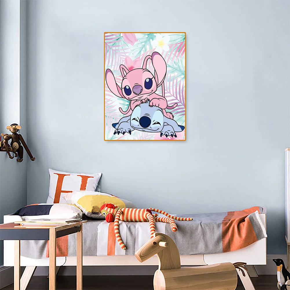 Diamond Painting - Full Round Drill - Stitch(30*40cm)