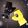 Rechargeable USB Fingerless Heated Gloves w/3 Heating Levels for Sports Skiing