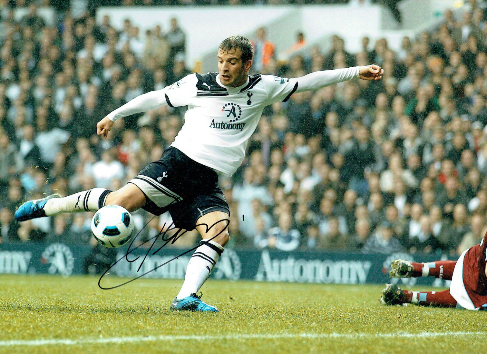 Rafael Van Der VAART SIGNED Autograph 16x12 Tottenham Hotspurs Photo Poster painting AFTAL COA