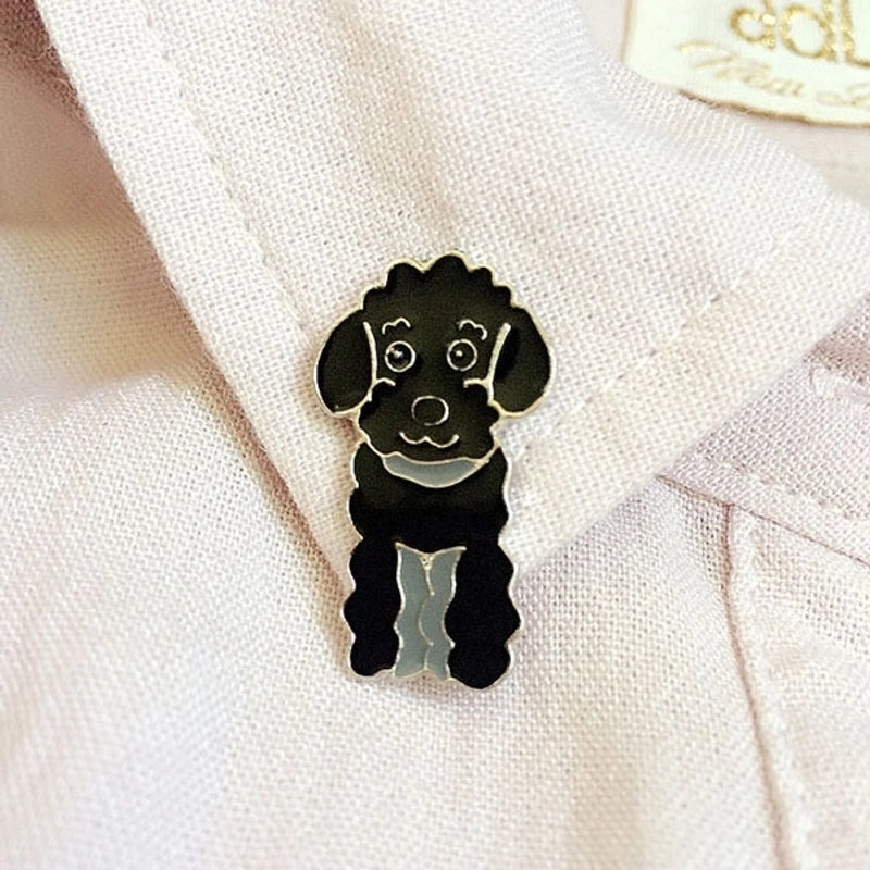 Cute Minimalist Pin Animal Dog Alloy Enamel Unisex Brooches