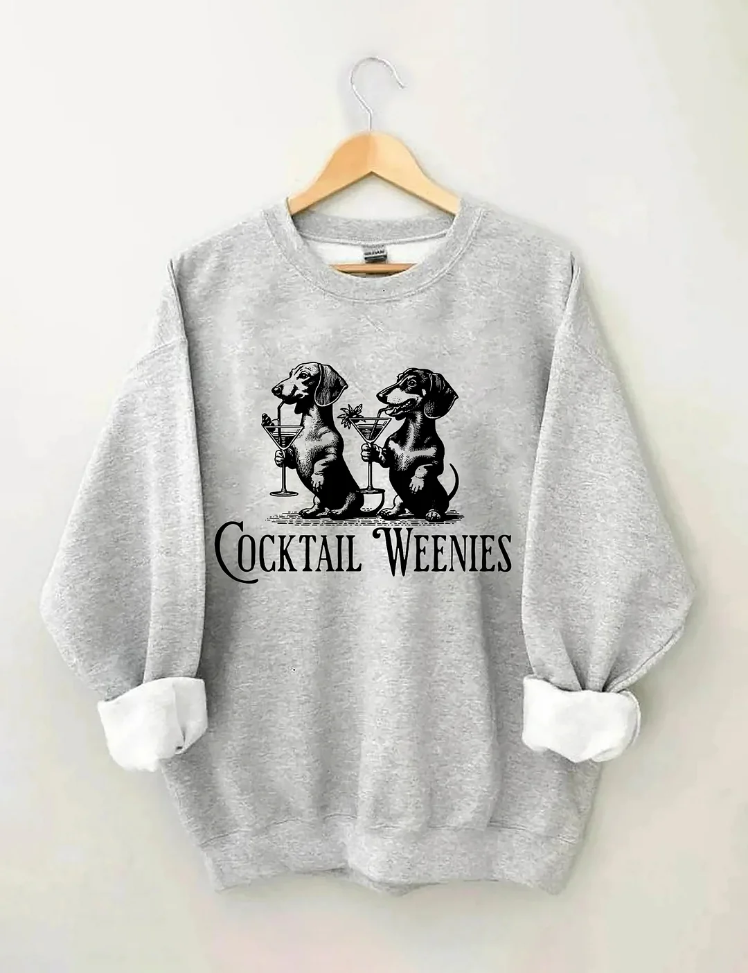 Cocktail Weenies Dachshund Sweatshirt