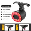 COB Smart Bicycle Rear Light Waterproof Auto Brake Sensing Light (Seat Rails)