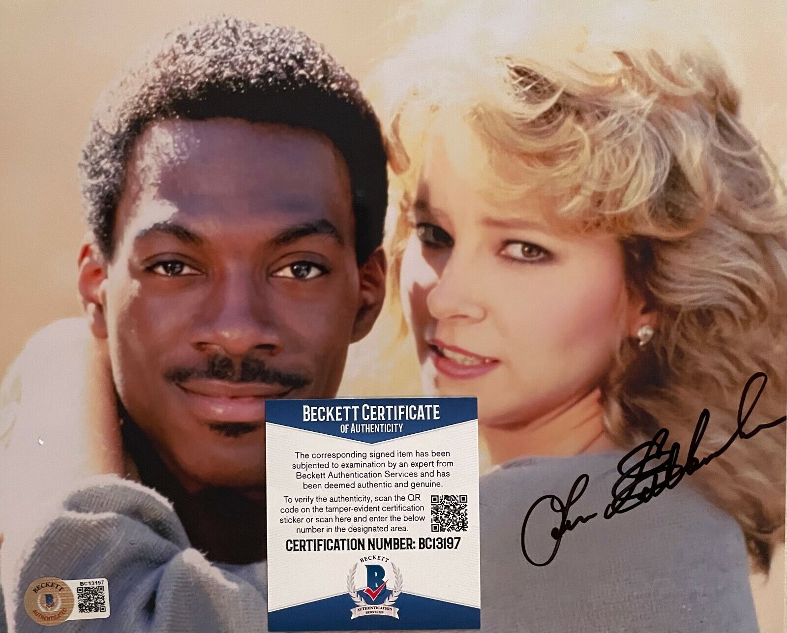 Lisa Eilbacher Beverly Hills Cop Original Autographed 8X10 Photo Poster painting w/Beckett COA