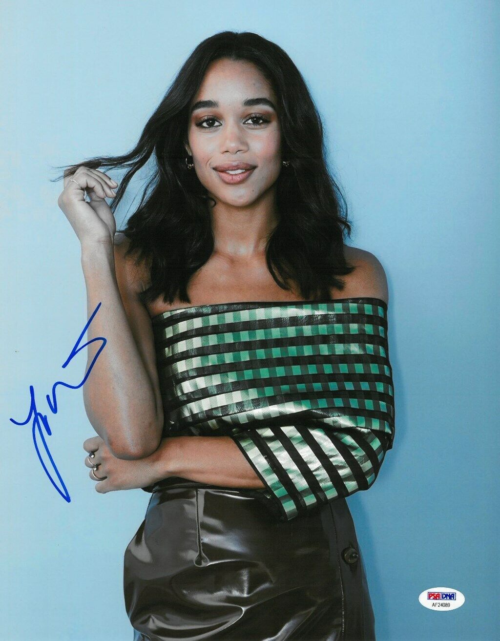 Laura Harrier Signed Authentic Autographed 11x14 Photo Poster painting PSA/DNA #AF24089