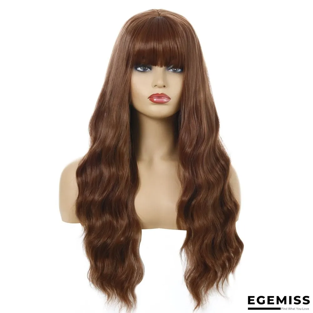 Fashion Long Curly Hair Ladies Fluffy Wavy Curly Headgear | EGEMISS