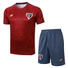Sao Paulo 25/26 Maroon inkjet Short-Sleeve Training Kit