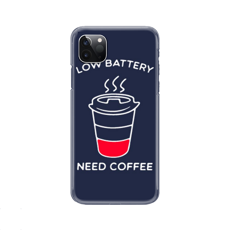 Low Battery Need Coffee, Coffee iPhone Case
