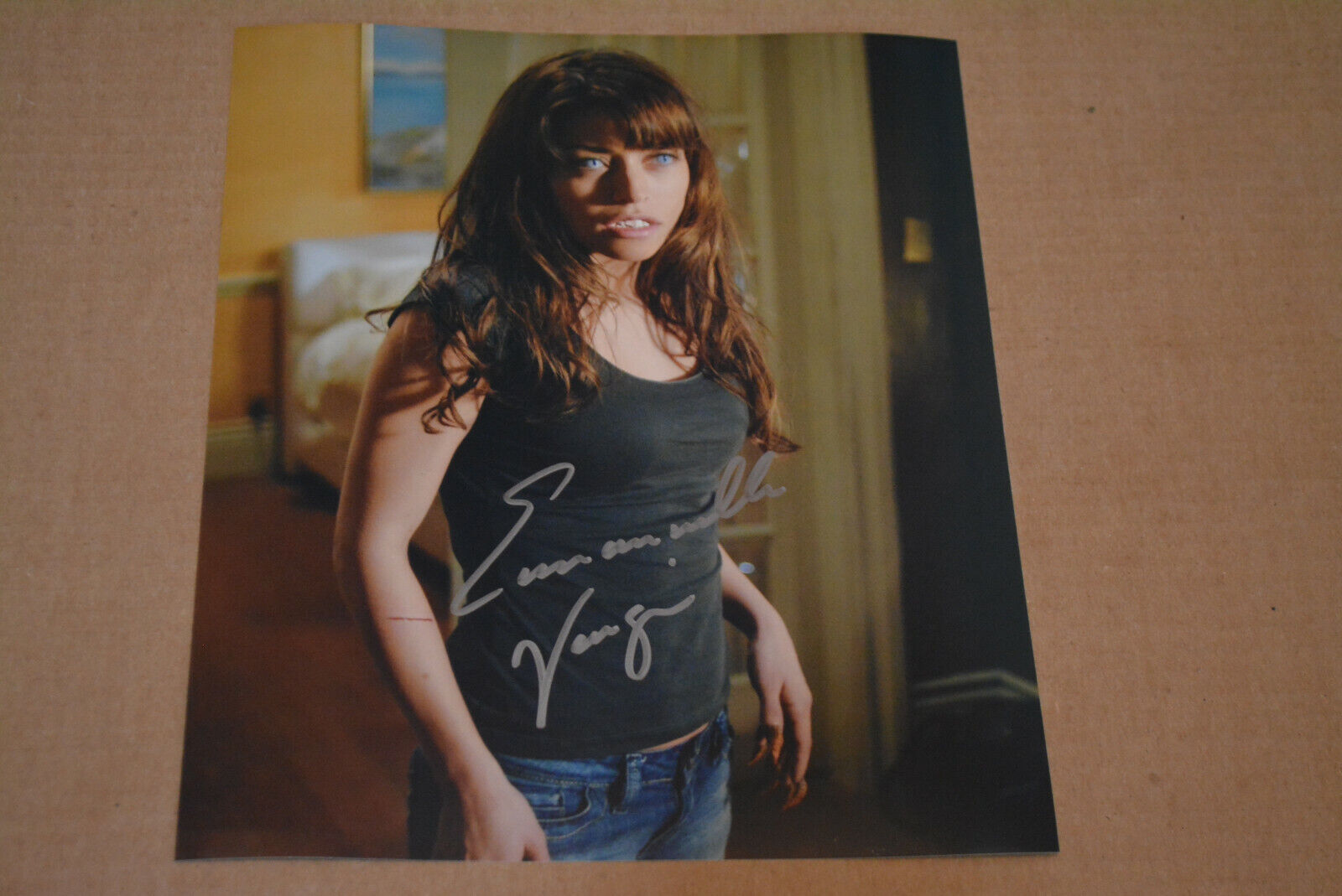 EMMANUELLE VAUGIER signed autograph 8x10 In Person SUPERNATURAL