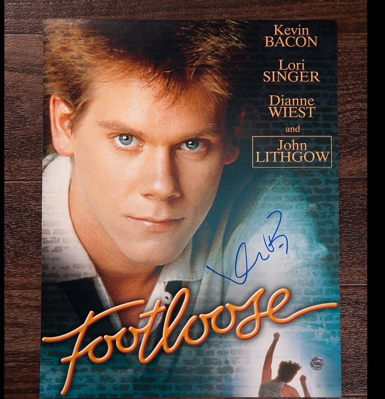 GFA Footloose Movie * KEVIN BACON * Signed 11x14 Photo Poster painting K2 COA