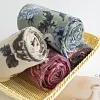 Blooming Rose Autumn Winter Shawl Scarf