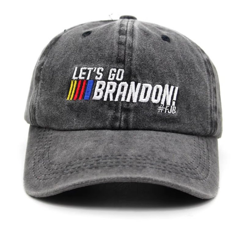 Let's Go Brandon Washed Denim Vintage Hat