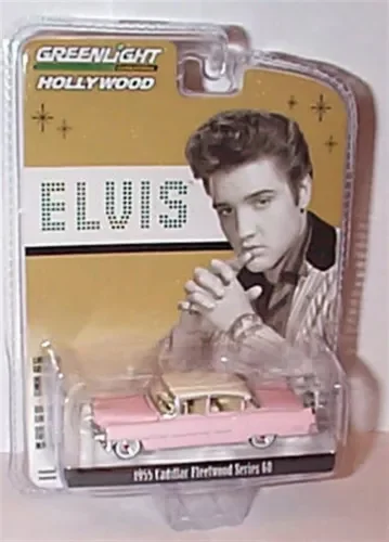 Dronehint Greenlight 1:64 Scale Elvis Pink 1955 Cadillac Fleetwood Series 60 44740 new Toy