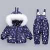 Winter Baby Boy Girl Snow Set Warm Snowsuits 2 Pcs Sets