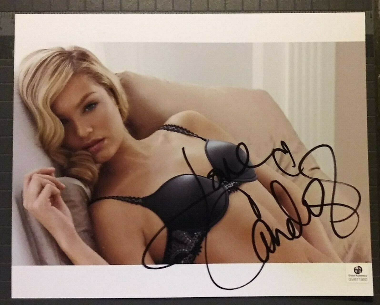 Candice Swanepoel signed 8x10 COA GAI