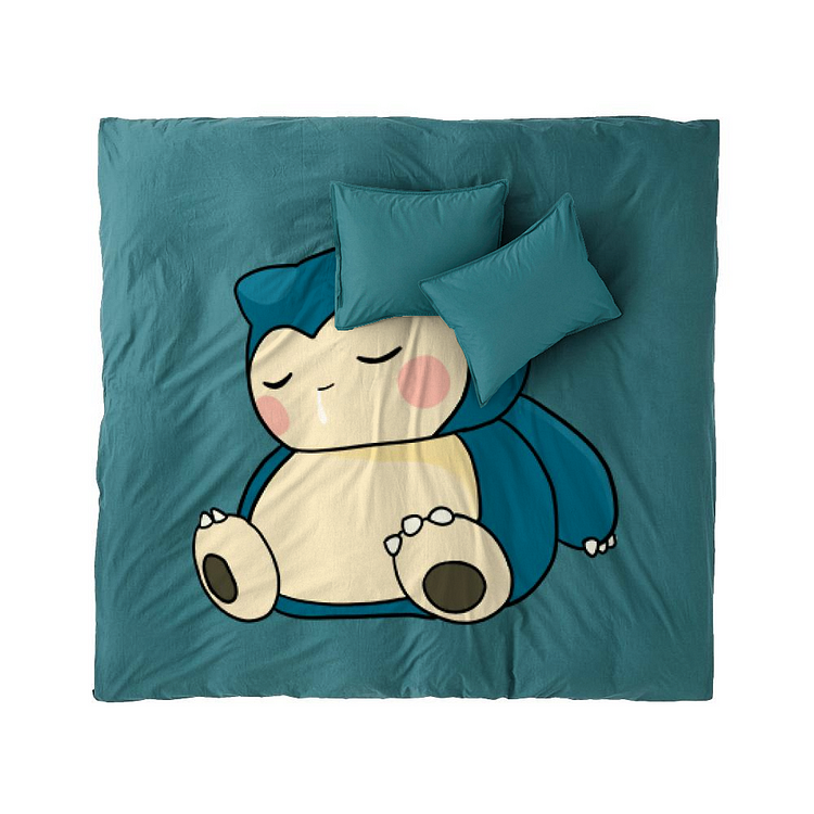 Snorlax Drooling In Sleep, Pokemon Duvet Cover Set