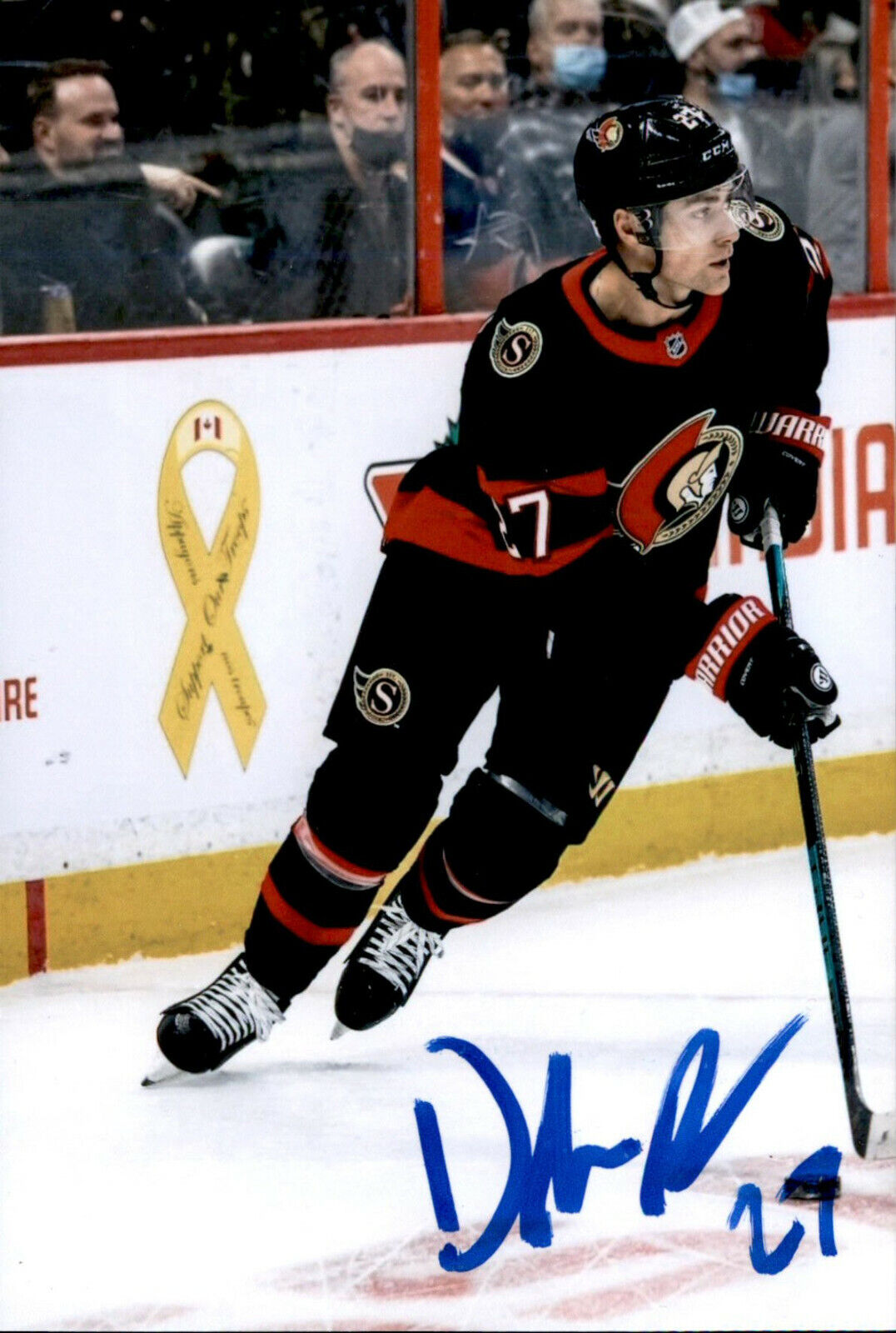 Dylan Gambrell SIGNED autographed 4x6 Photo Poster painting OTTAWA SENATORS