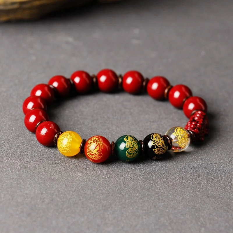 Red Pixiu Cinnabar Wealth Bracelet