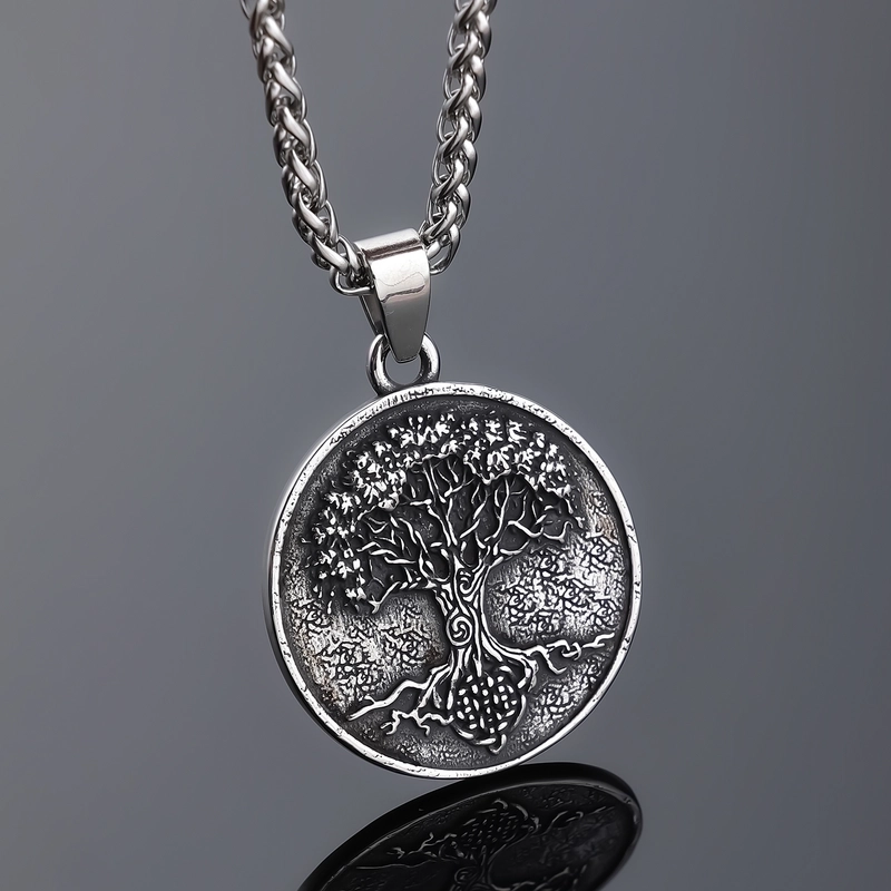 Retro Punk Tree 304 Stainless Steel Men’S