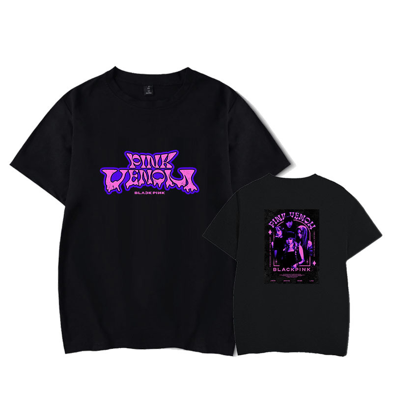 BLACKPINK PINK VENOM Creative T-shirt